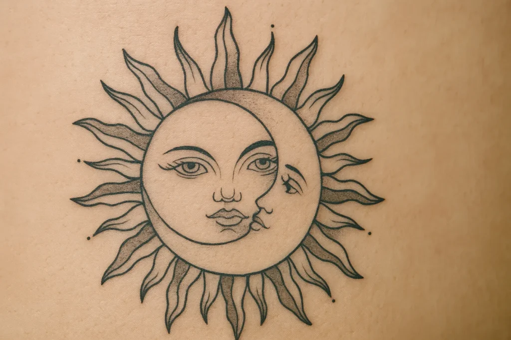significado de tatuagem sol e lua