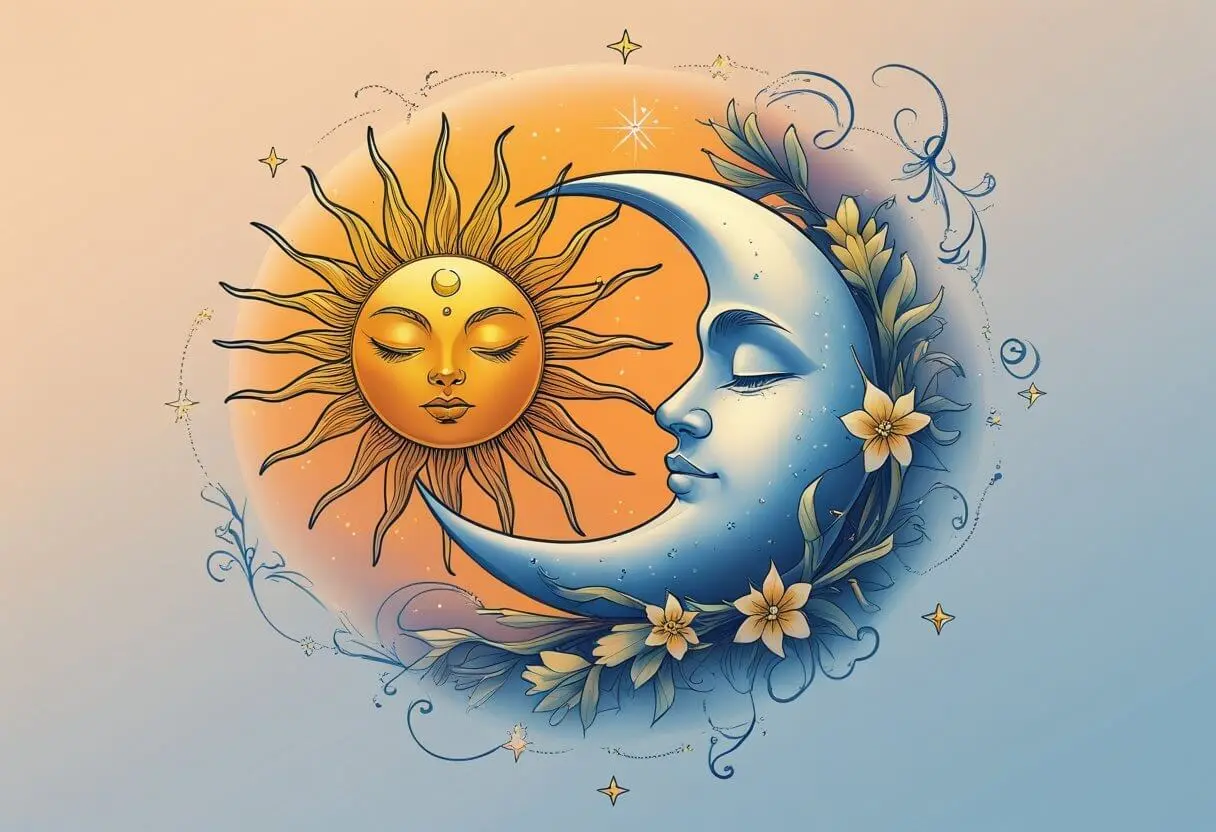 significado de tatuagem sol e lua