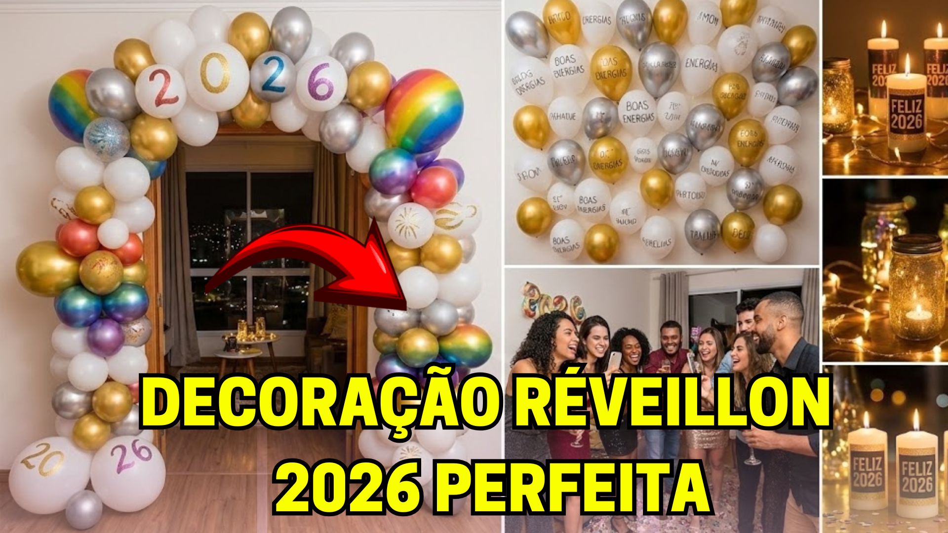 ideias decoração ano novo 2026 DIY