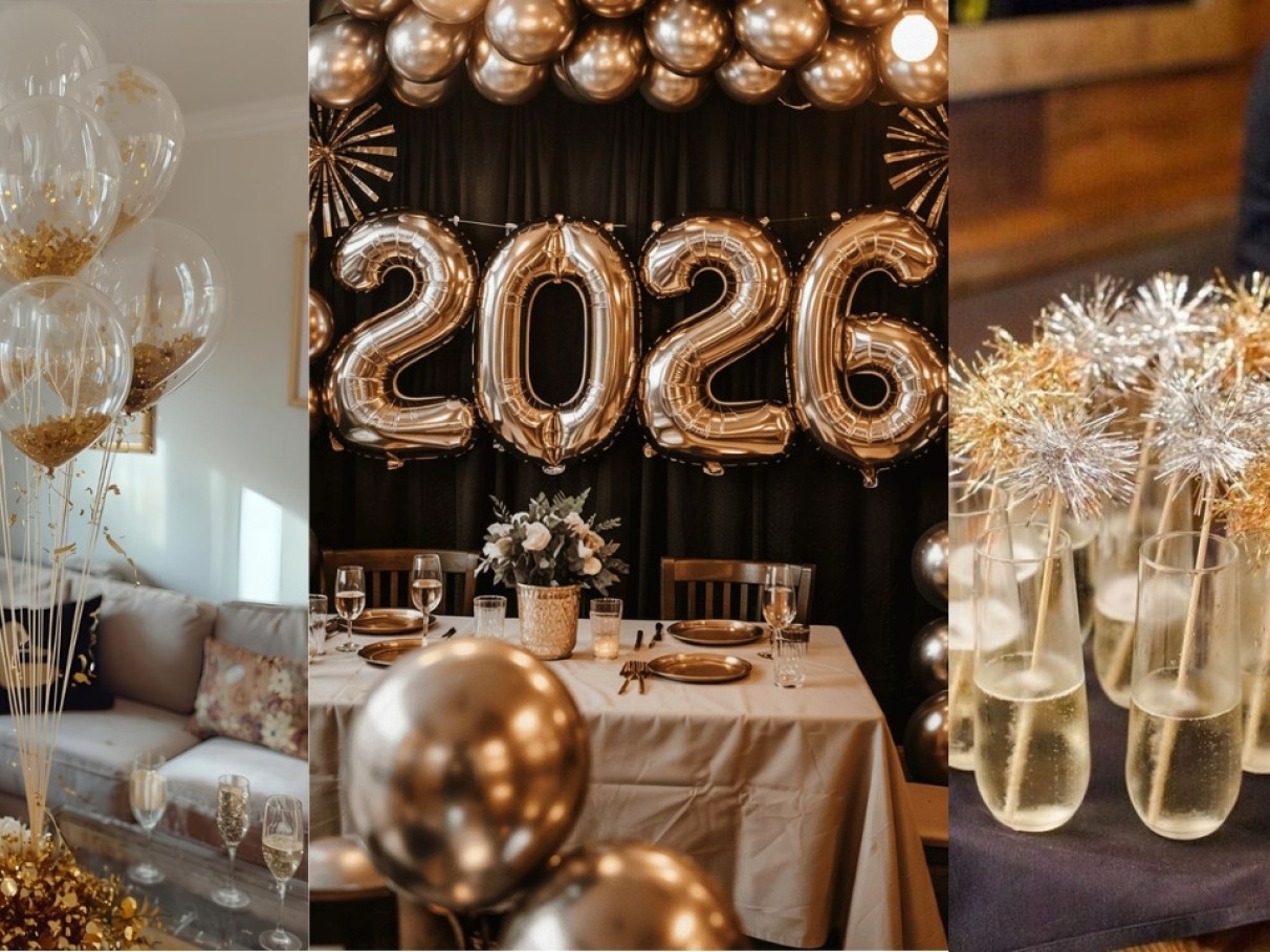 decoração ano novo 2026 elegante