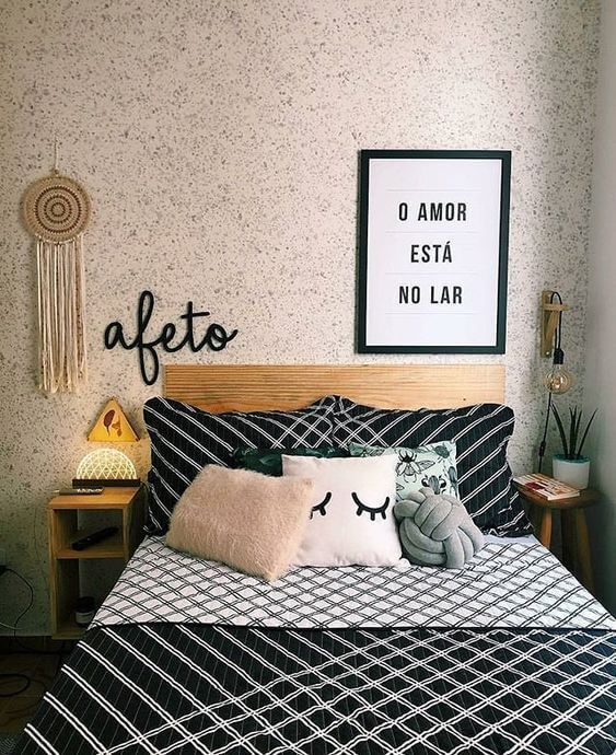 decoração quarto casal simples e barato
