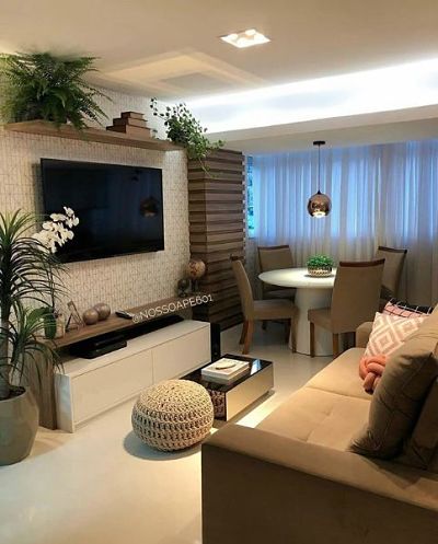 decoração sala simples e barata