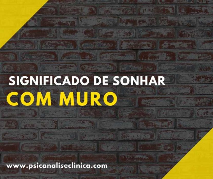 significado muro caindo sonho