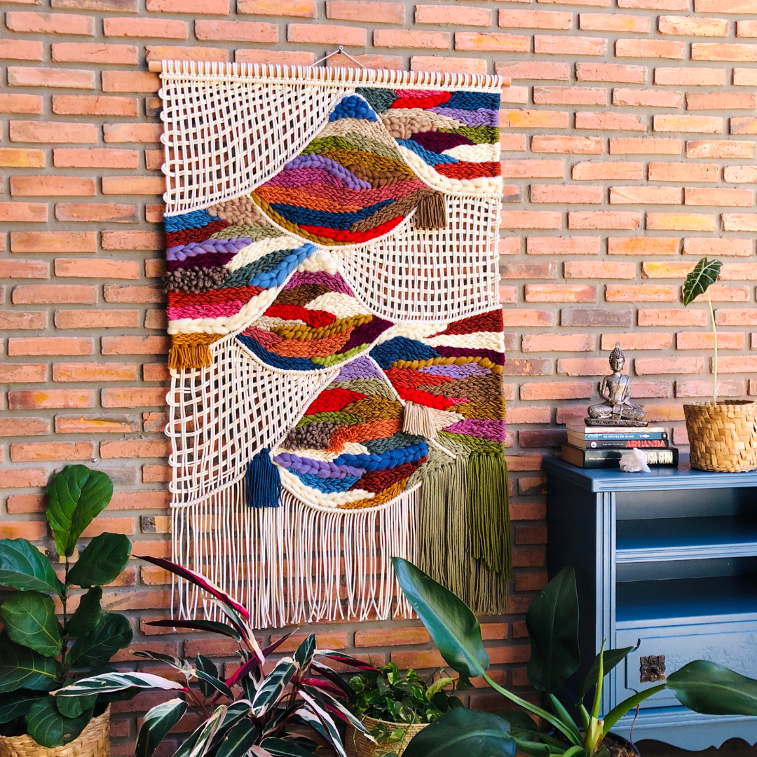 tapeçaria de parede boho