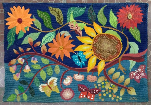 tapeçaria de parede artesanal