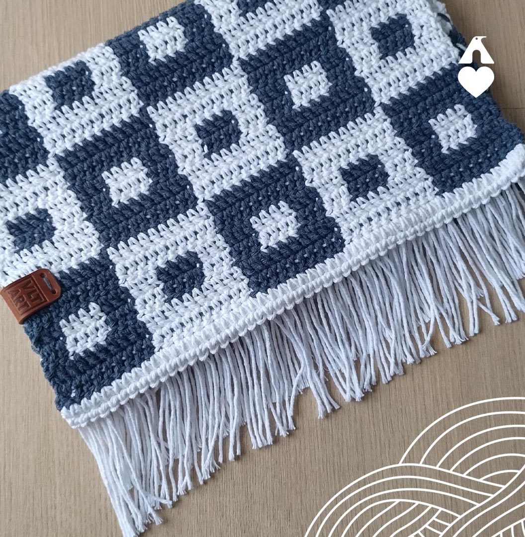 tapete para sala de crochê