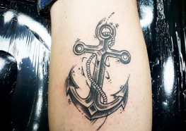 tatuagem de âncora