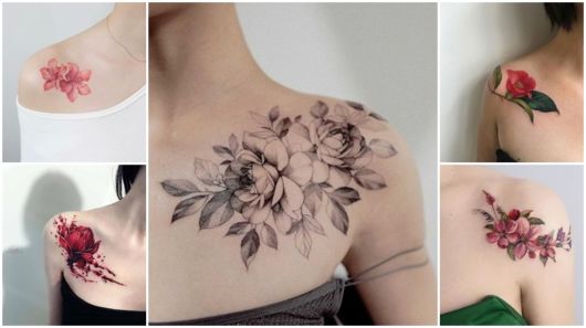 Guia Completo: Estilos de Tatuagem Floral para o Ombro