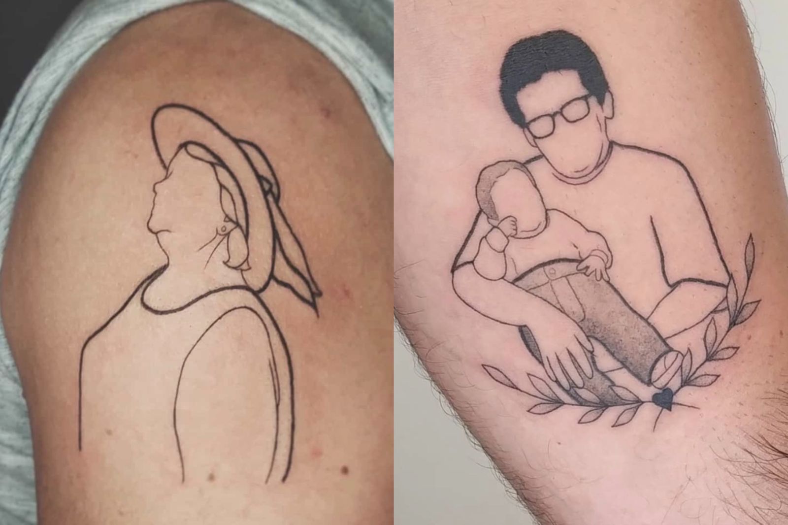 tatuagem homenagem avó