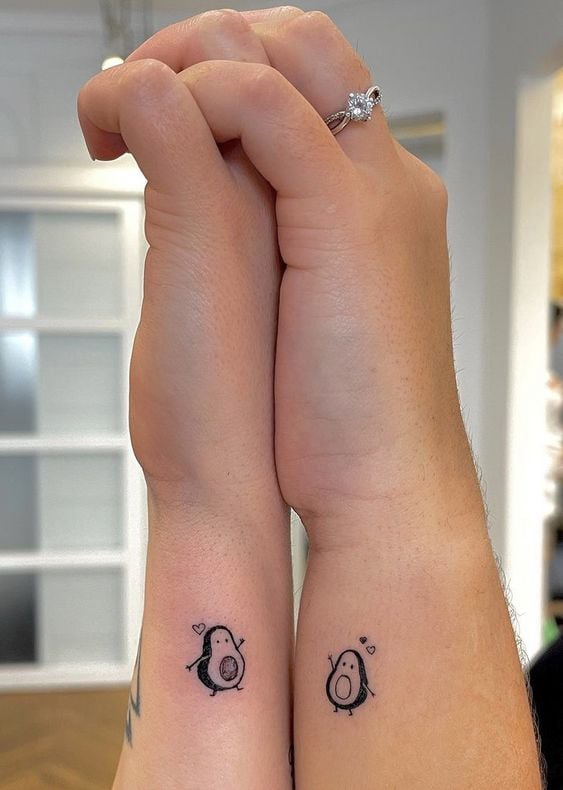 tatuagem melhores amigas