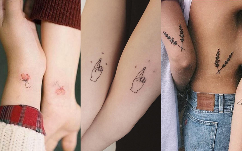 tatuagem melhores amigas