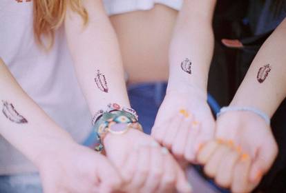 tatuagem melhores amigas