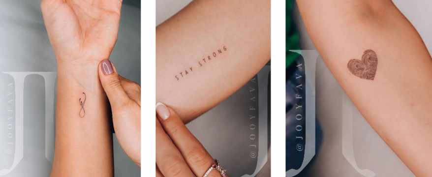 tatuagem minimalista feminina