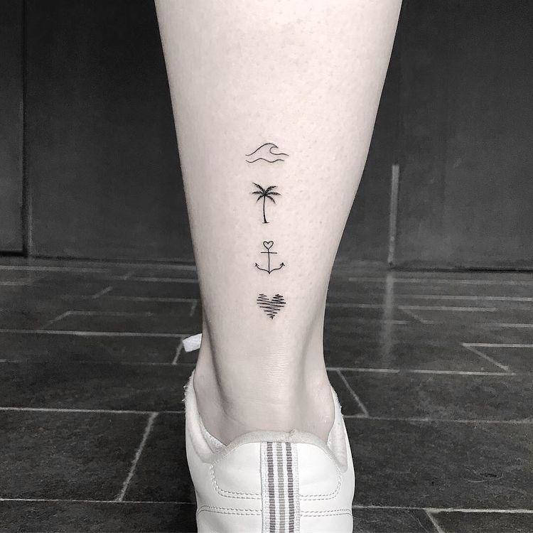Tatuagens Femininas na Panturrilha: 10 Estilos Minimalistas para Inspirar