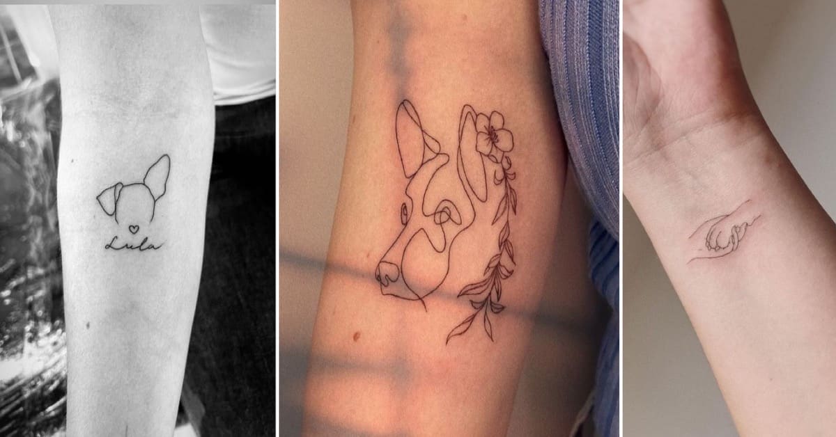 Tatuagem de Patinha de Cachorro: Uma Homenagem Eterna ao Seu Melhor Amigo