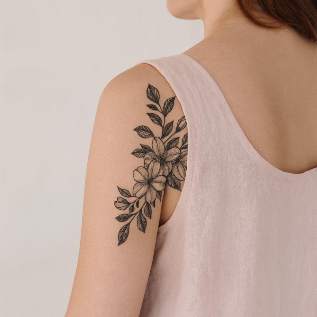 Como Escolher a Flor Perfeita para sua Tatuagem de Ramo no Braço