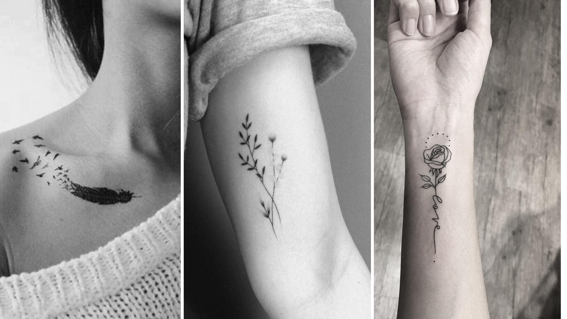O Significado por Trás das Tatuagens Delicadas: Flores, Borboletas e Frases