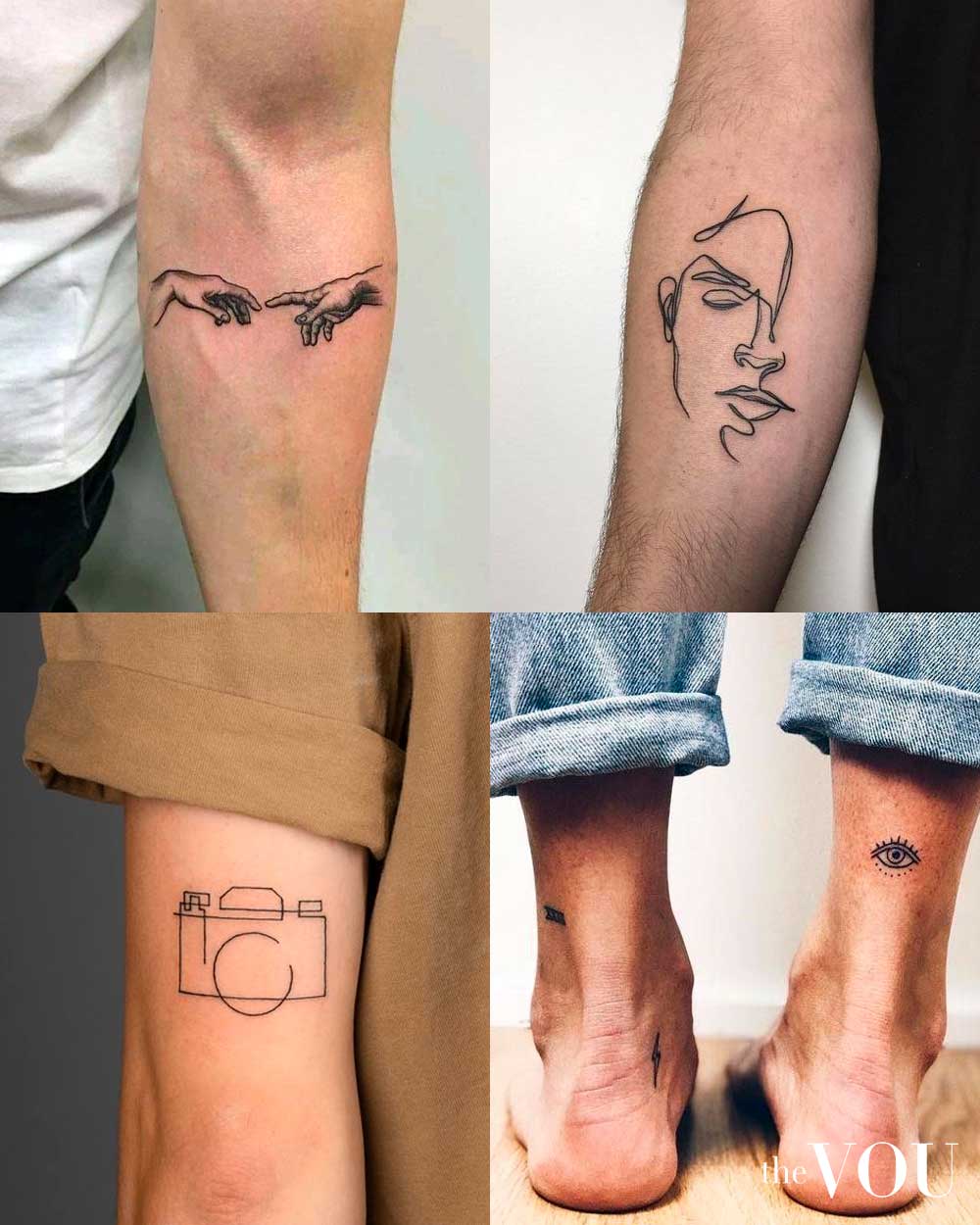 Inspiração de Tatuagens Minimalistas de Casal e Família: Símbolos de Conexão