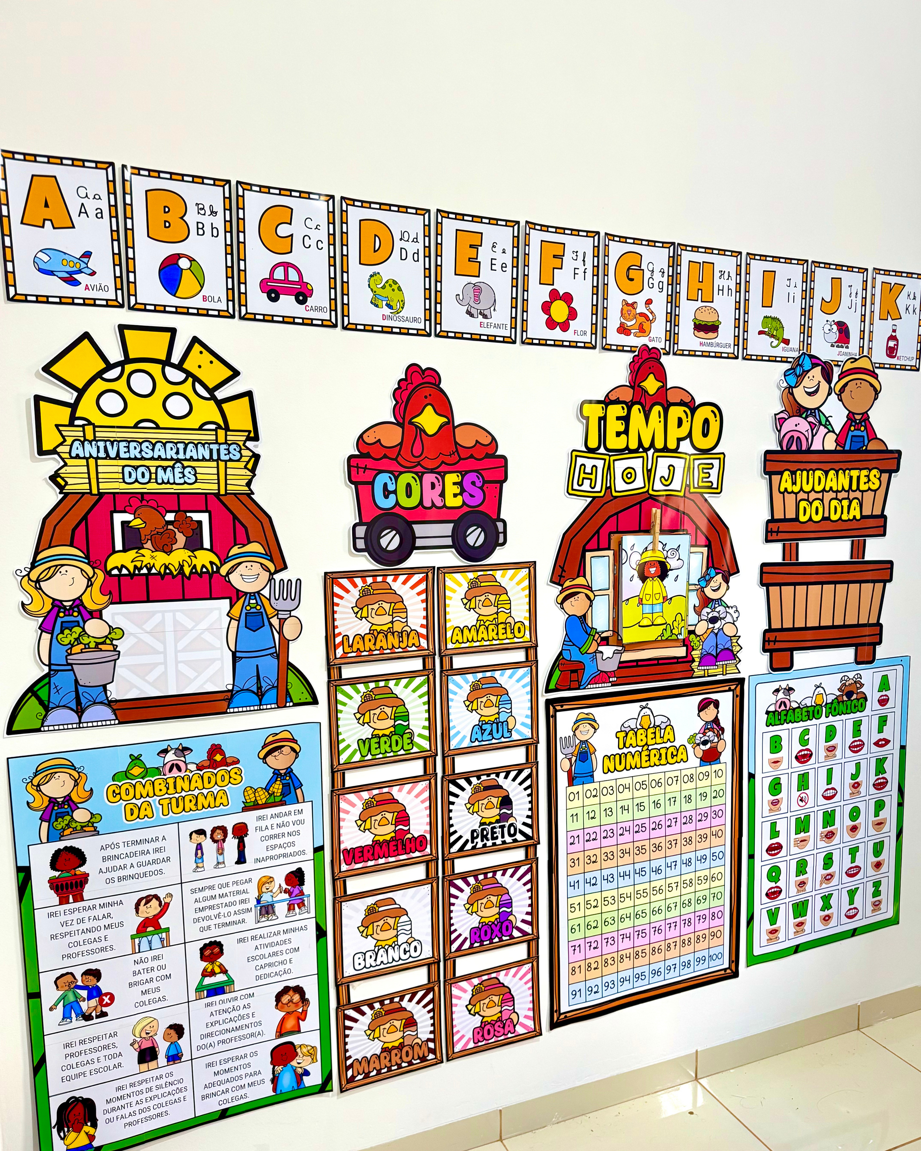 decoração sala de aula sustentável