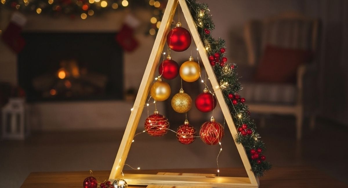 tendência de decoração de árvore de natal 2025