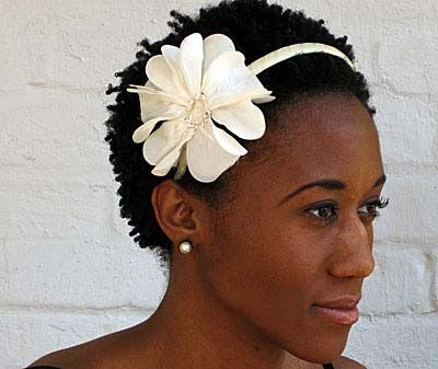 tiara de veludo preta para penteado