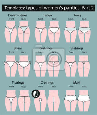tipos de calcinha