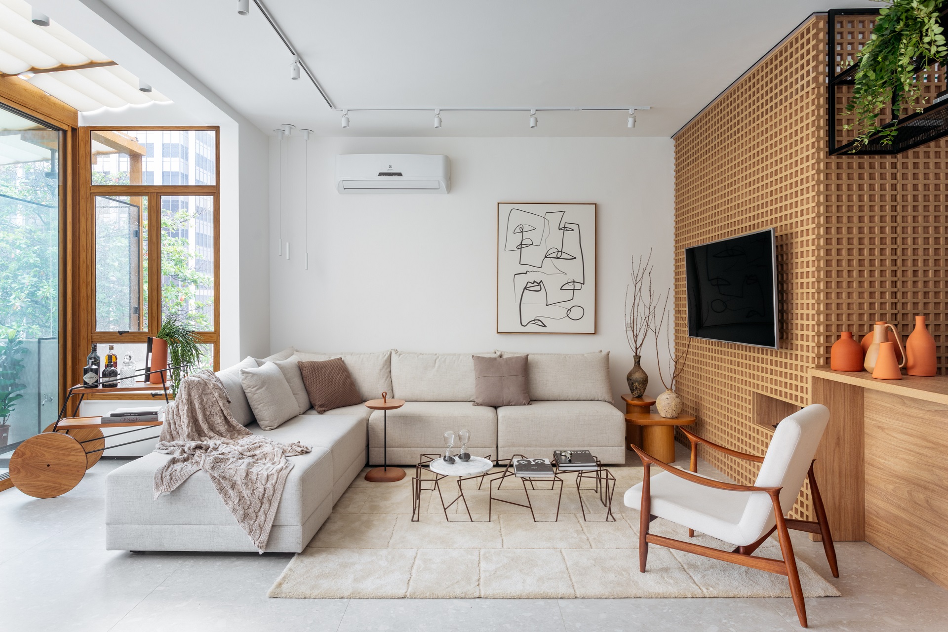 tipos de decoração de sala