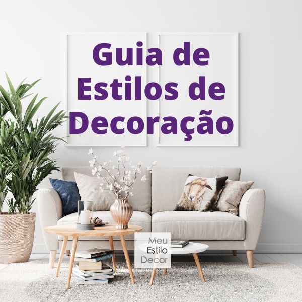 tipos de decoração de sala