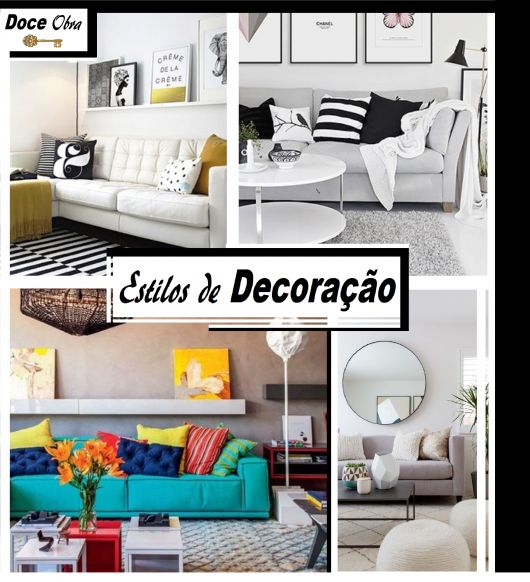 estilos de decoração modernos