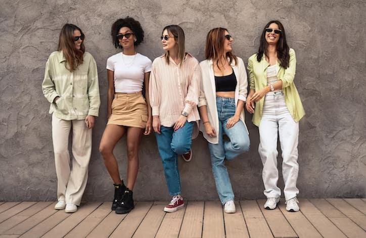 estilos de moda para mulheres