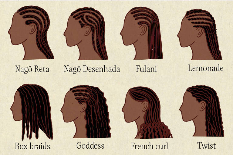 box braids vs trança nagô qual a diferença