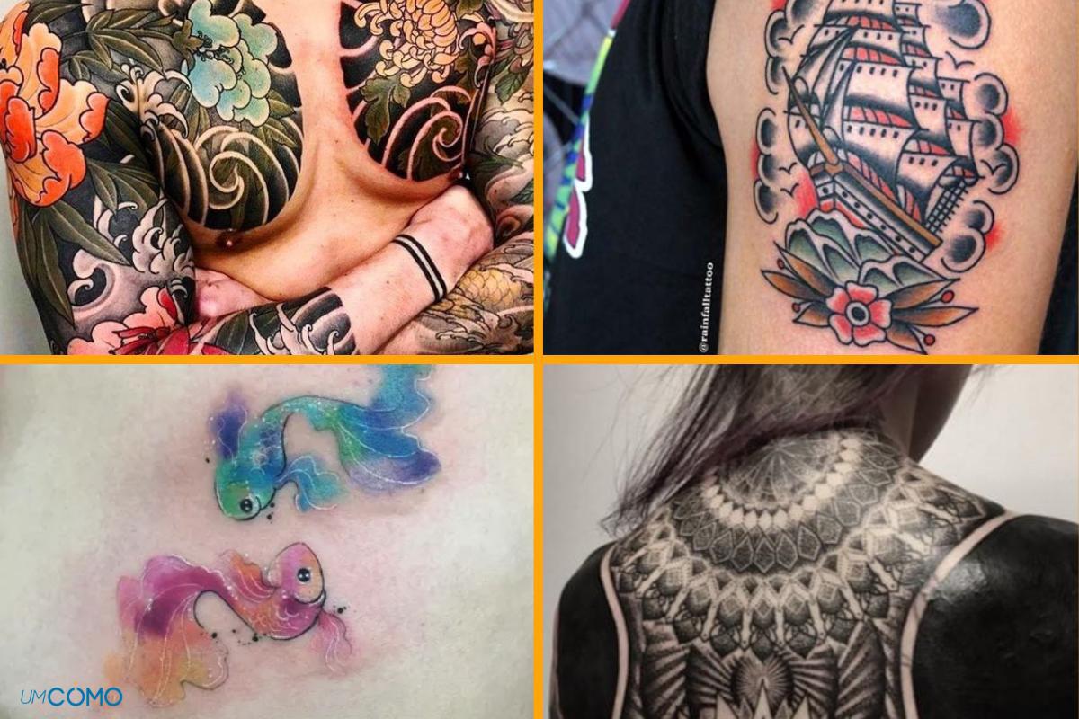 tatuagem oriental dragão