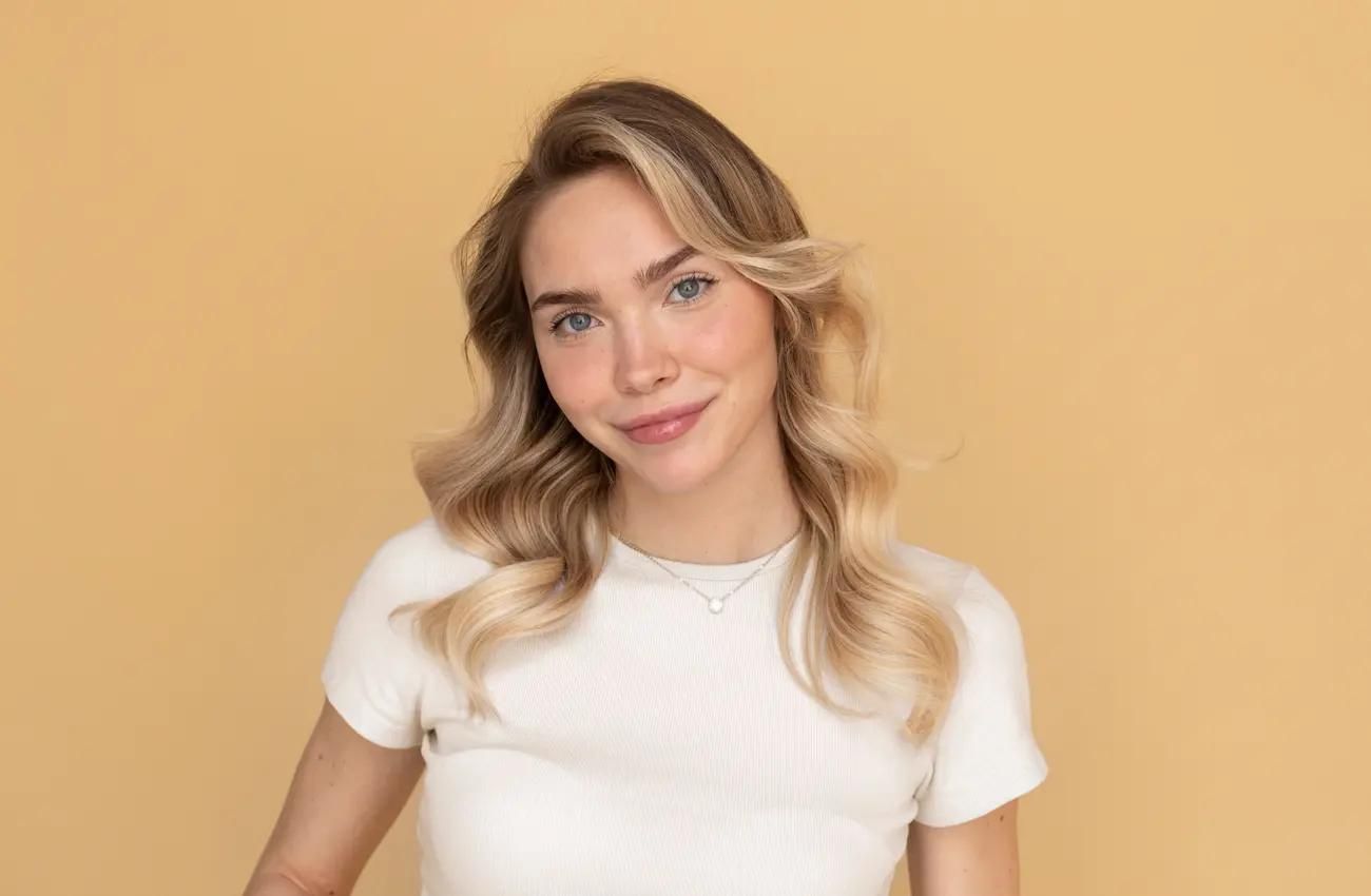 tons de cabelo loiro mel