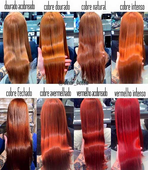 Guia Completo: Entenda a Numeração das Tinturas Ruivas e Escolha a Sua!