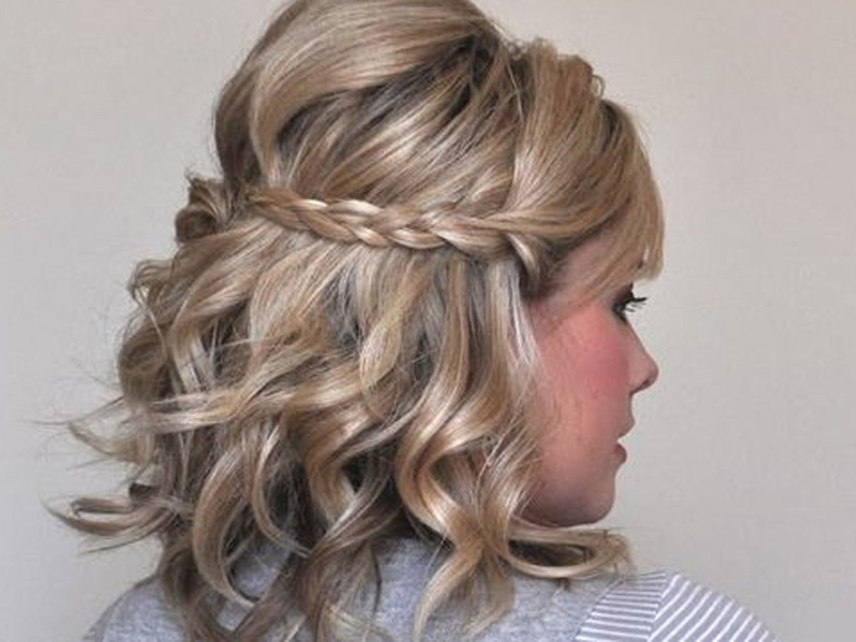 trança lateral cabelo curto