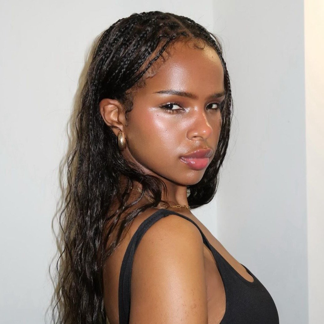 ideias de trança nagô coração cabelo curto feminino