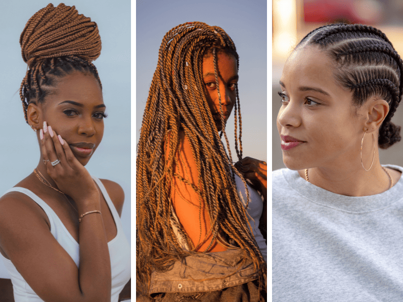 goddess braids inspiração