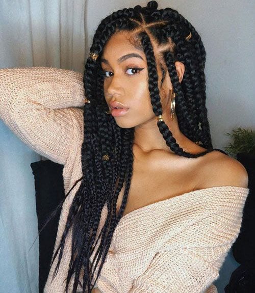 tranças box braids