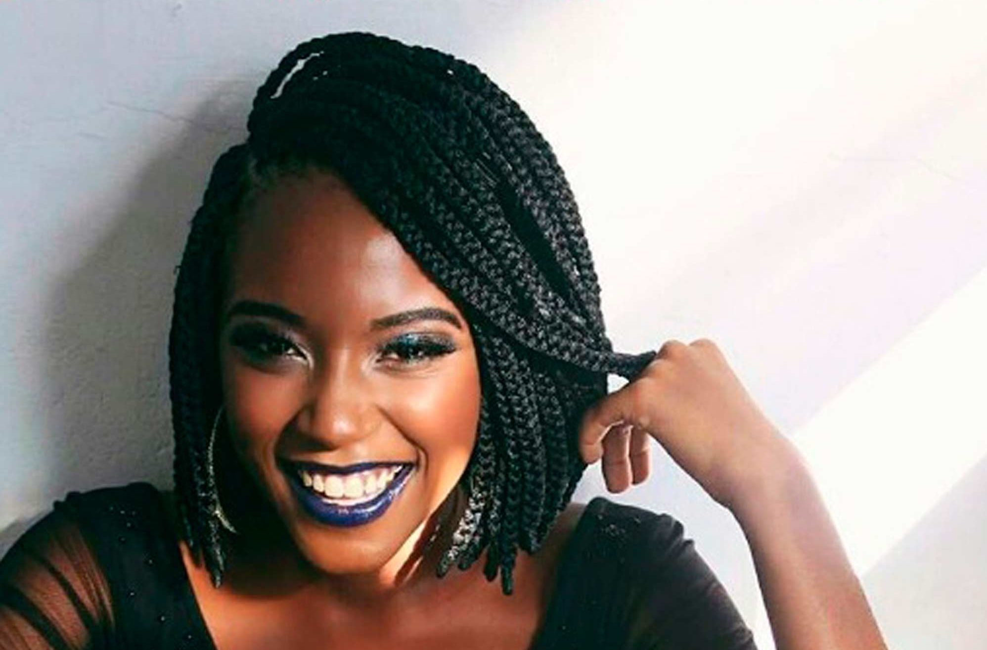 box braids curtas