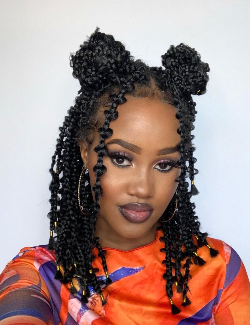 box braids curtas