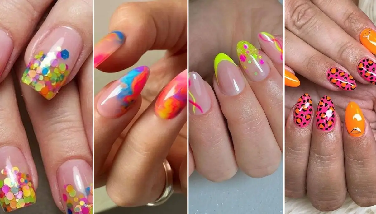 ideias de unhas decoradas para carnaval