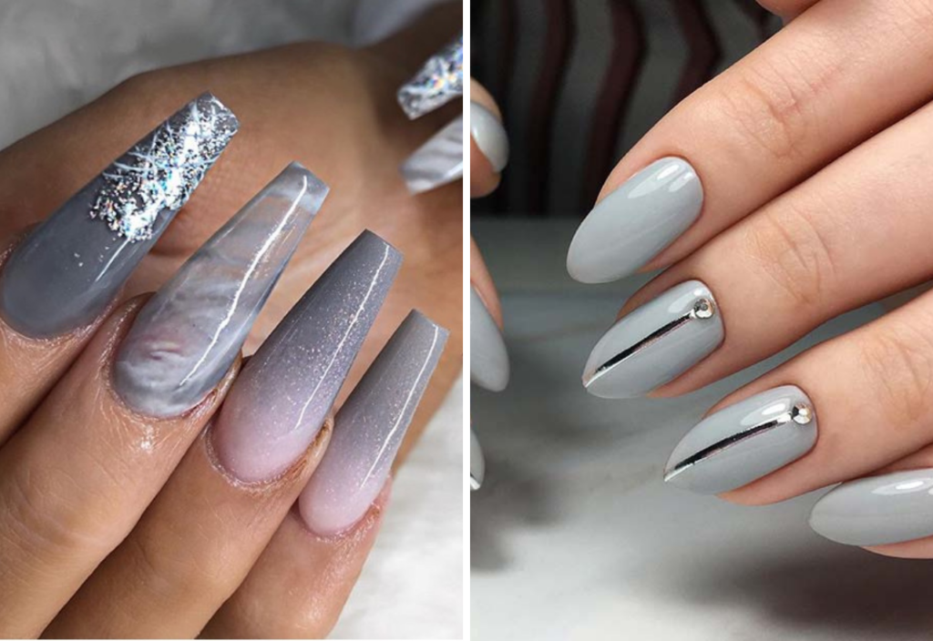 quanto custa fazer unha cinza decorada