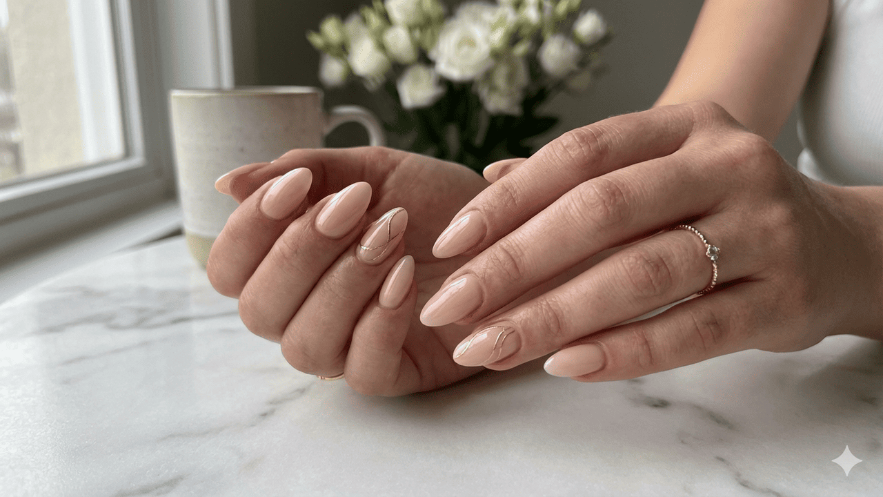 inspiração unhas delicadas para casamento