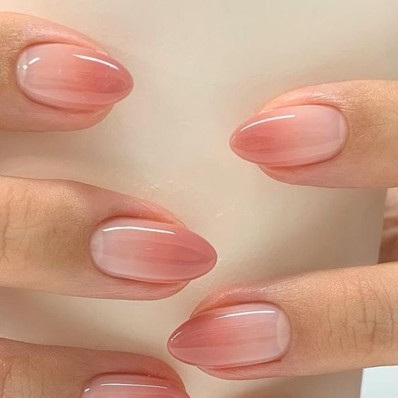 Unhas coreanas jelly nails