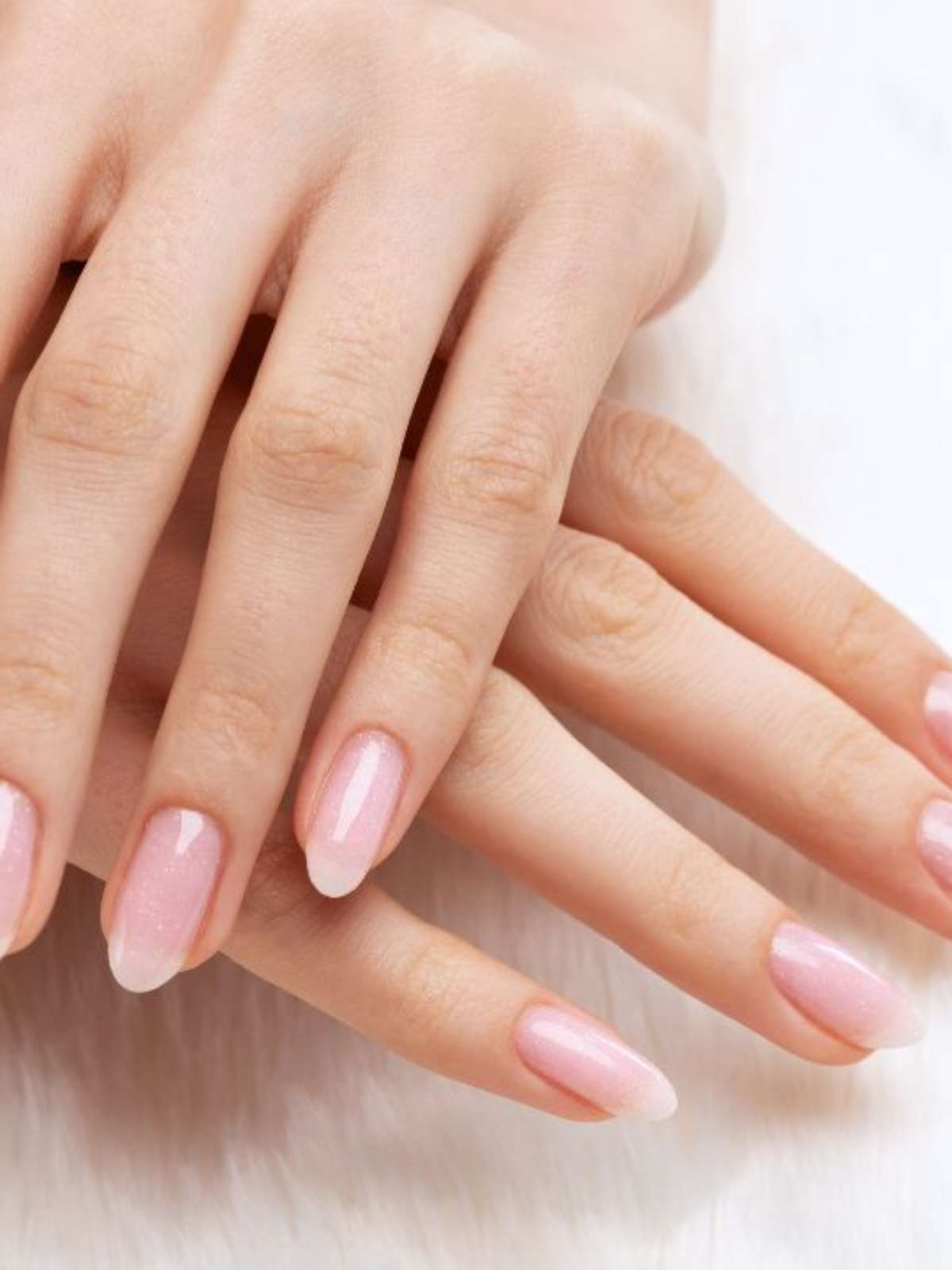 unha de gel simples nude