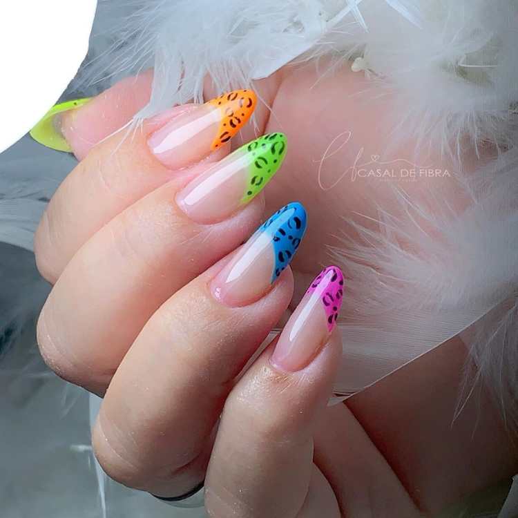 unha decorada de carnaval
