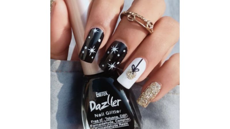 unha em gel vs unha acrílica para ano novo