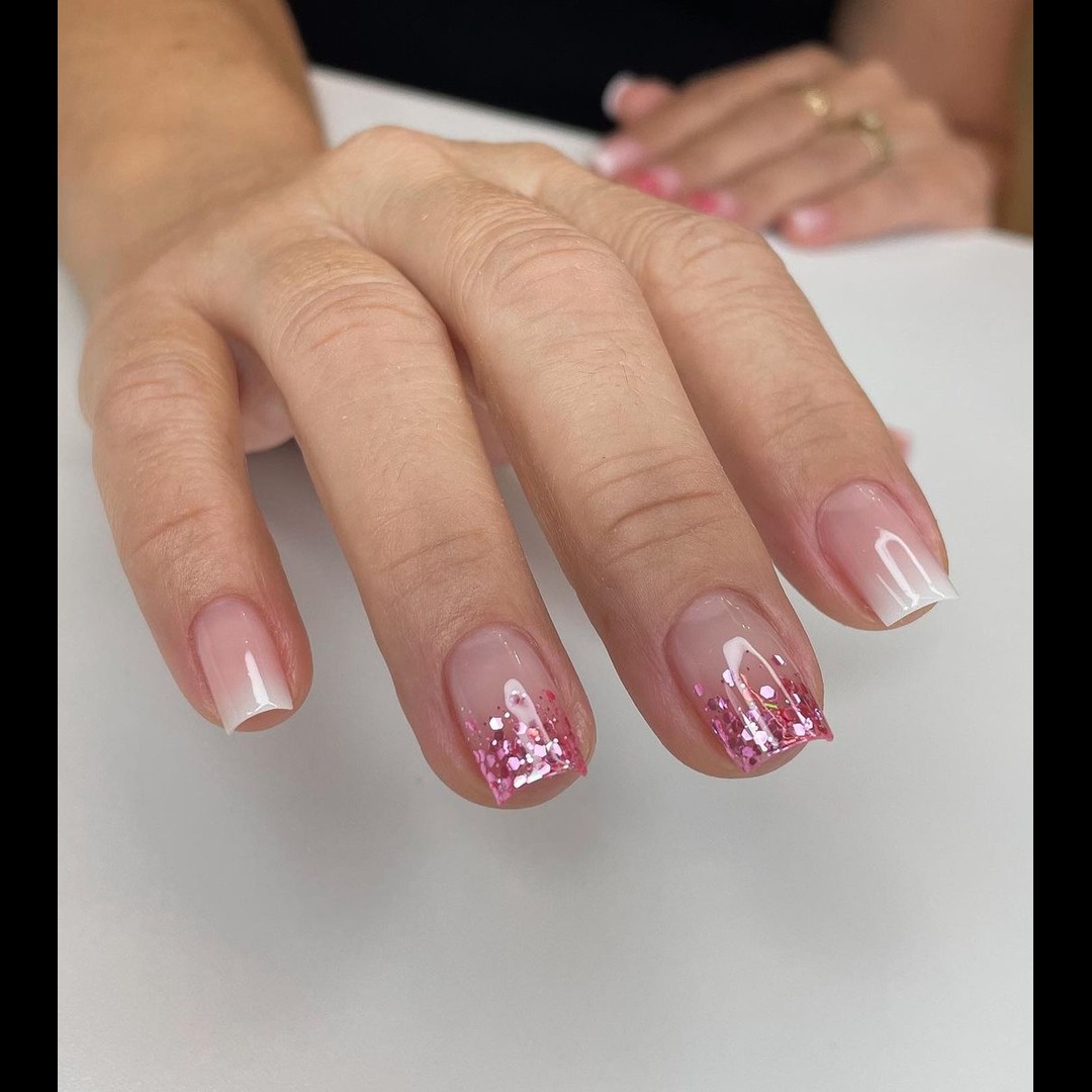 unha em gel elegante