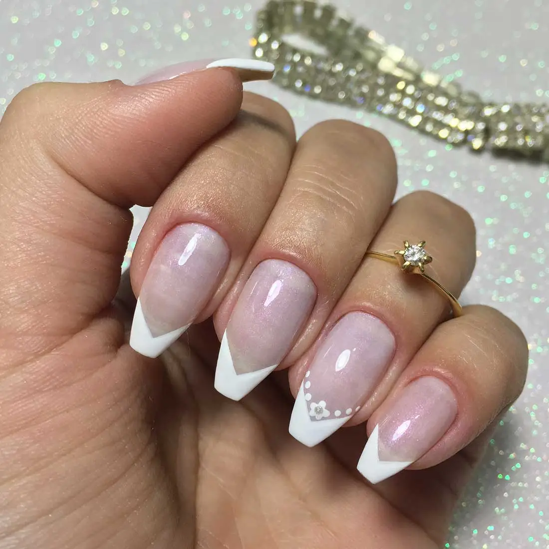 Decorações Incríveis para Unhas Bailarina: Strass