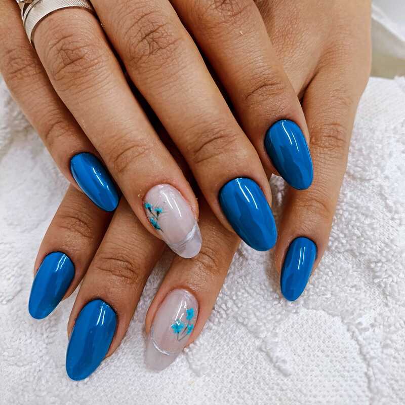 unha gel clara bailarina